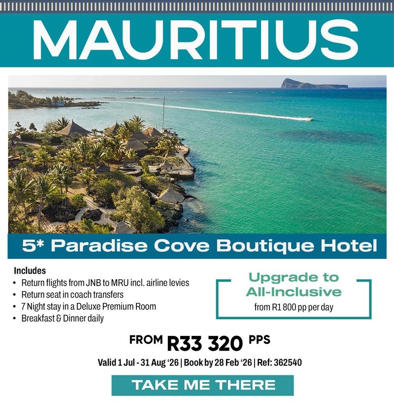 mauritius paradise cove special